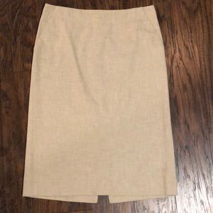 Banana Republic cotton/linen pencil skirt - Sz 2